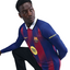 Camisa Barcelona I Manga Longa 25/26 - Torcedor Nike - Azul e Grená