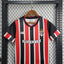 Conjunto Infantil São Paulo II 24/25 - Vermelho, Branco e Preto