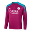 Conjunto Agasalho Treino PSG 24/25 - Rosa Escuro