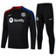 Conjunto Agasalho Treino Barcelona 24/25 - Preto