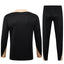 Conjunto Agasalho Treino Barcelona 24/25 - Preto e Bege