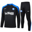Conjunto Agasalho Treino Inter de Milão 24/25 - Preto