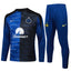 Conjunto Agasalho Treino Inter de Milão 24/25 - Azul e Preto