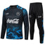 Conjunto Agasalho Treino Napoli 24/25 - Azul e Preto