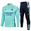 Conjunto Agasalho Treino Real Madrid 24/25 - Azul Turquesa