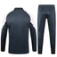 Conjunto Agasalho Treino Real Madrid 24/25 - Cinza e Branco